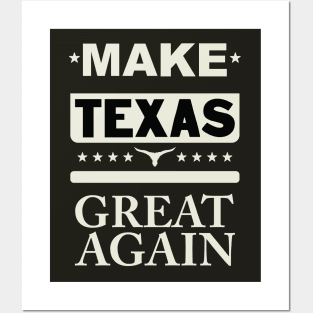 Make Texas great again (light color) Posters and Art